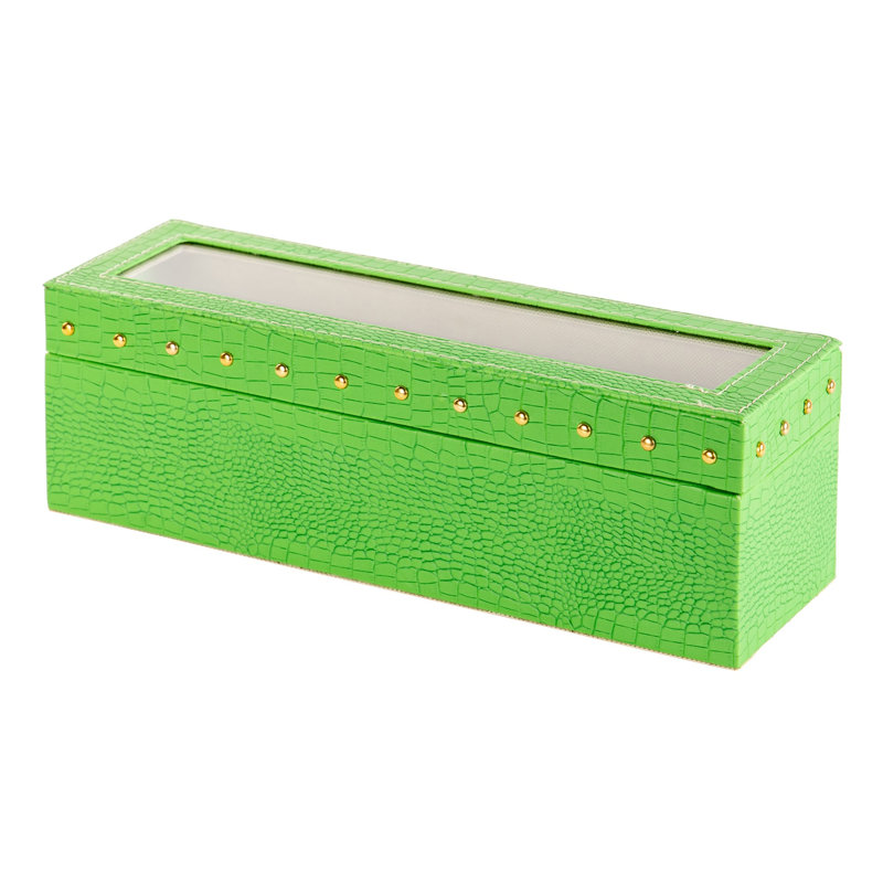 32x10x10 Cm Watch Box, Green/Golden