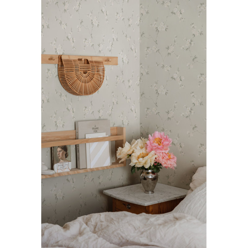 Villa Dalaro 2 Floral Wallpaper Roll, Sandstone