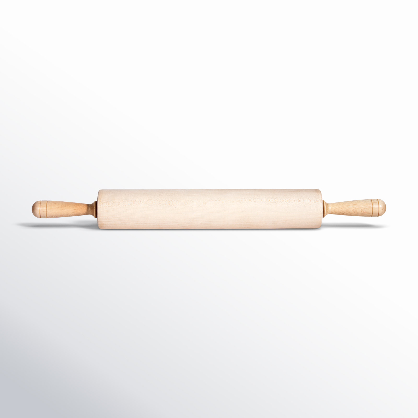 Patisserie Rolling Pin, 2.75" H x 15" L x 2.75" D, Light Brown