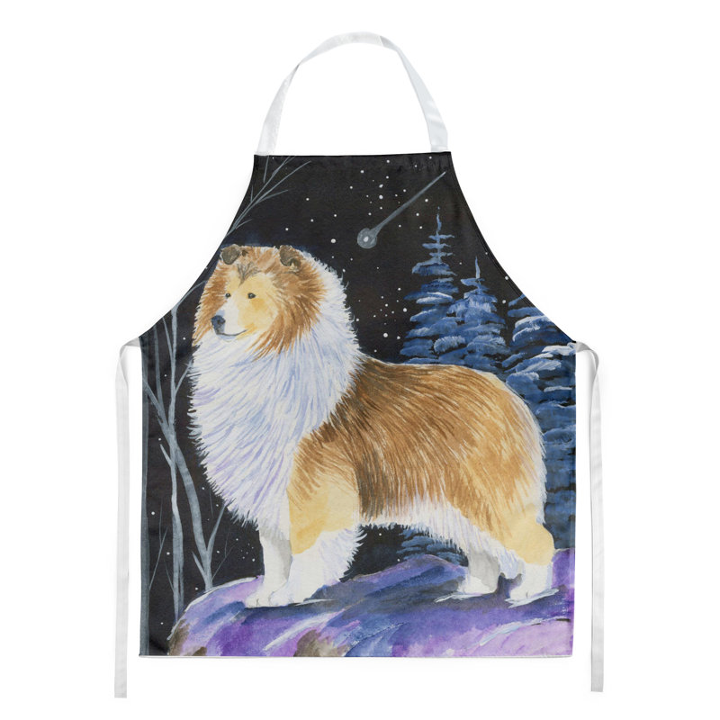 Tablier sheltie starry night