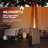 Outdoor 48,000 BTU Pyramid Propane Gas Patio Heater with Wheels and Anti-tilt Design-120145977