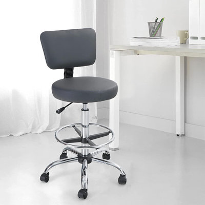 Chaise de dessinateur en similicuir Markece