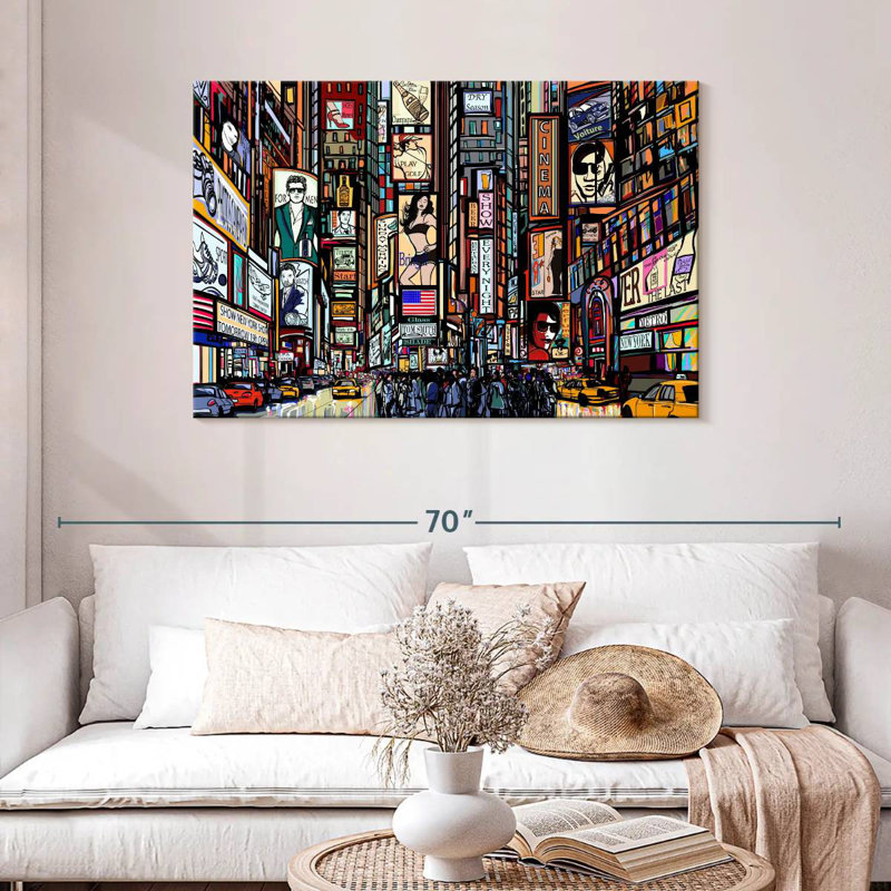 Lynelle New York City Bustle, 30" H x 45" W