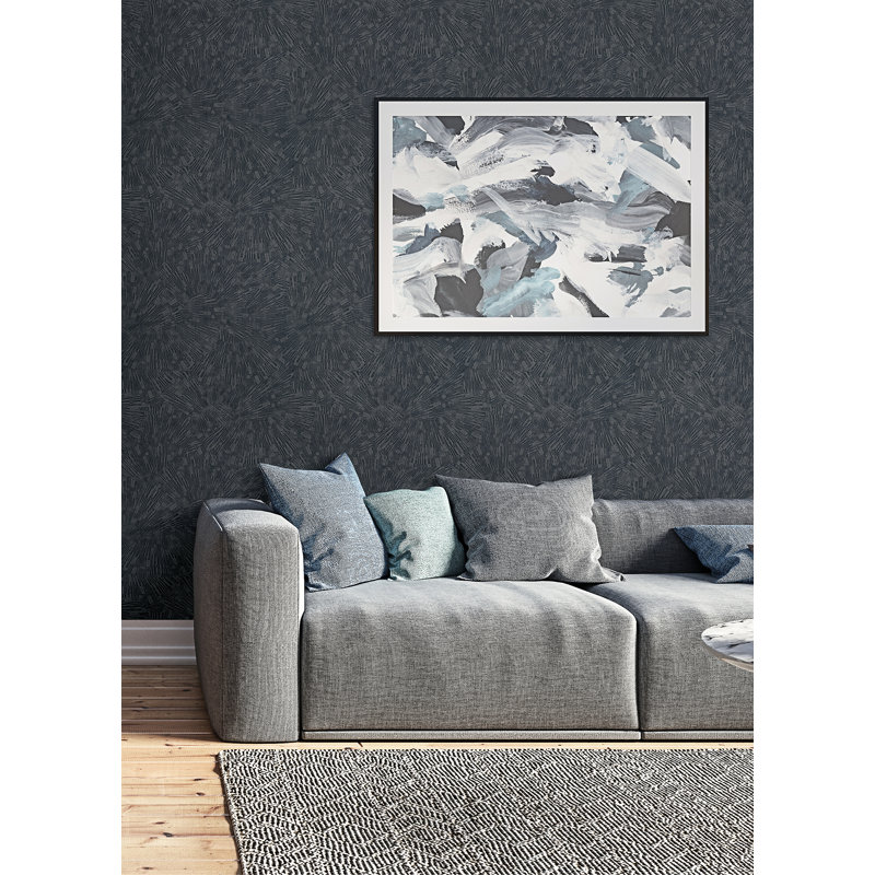 Rouleau de papier peint Agassiz Burst, Gris foncé
