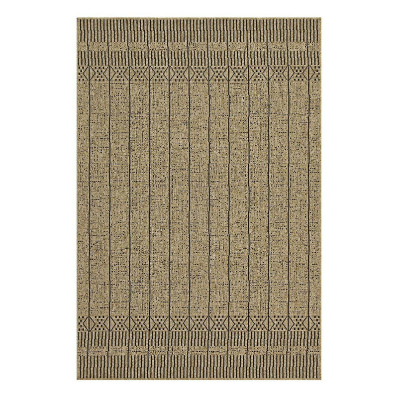 Neutral Indoor/Outdoor Area Rug, Rectangle 7'10" x 10'3"