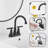 Centerset 2-handle Bathroom Faucet with Drain Assembly-83378799