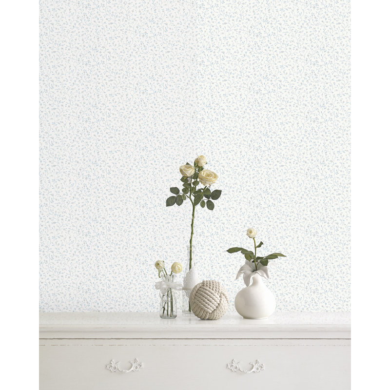 Pretty Prints Mini Floral Wallpaper Roll, Beige