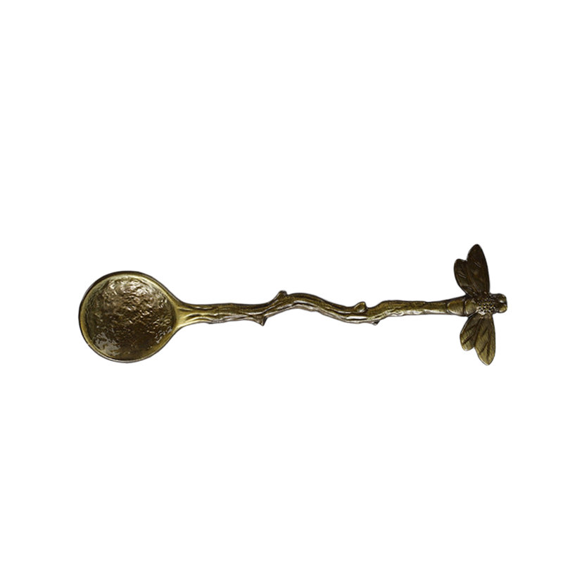 Cuillère à café à cuillère à café, Bronze Antique