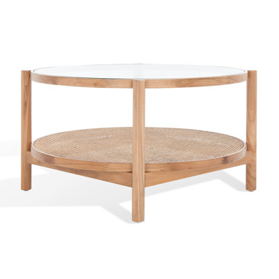 Karyna Rattan And Glass Coffee Table