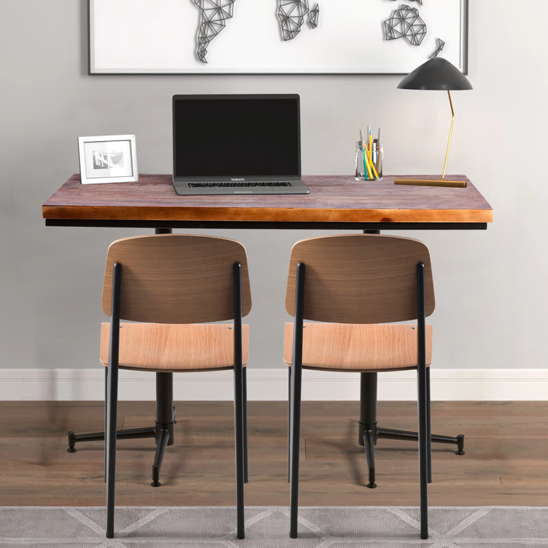 Tabouret court 18,9 po Haalah, Chêne