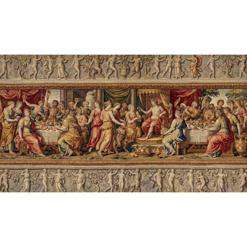 Murale classique classique, 100 po x 96 po, Non-Woven Nonpasted