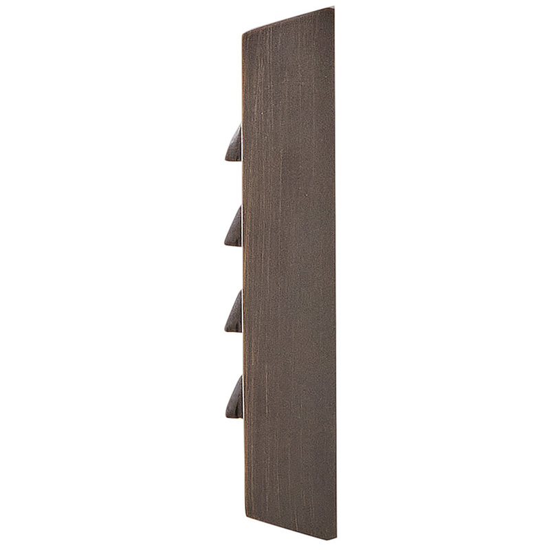 Louvered LED Step Light, Matte Bronze