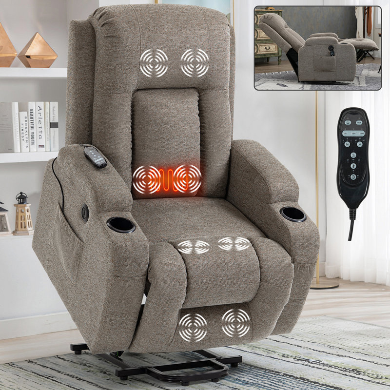 Fauteuil inclinable Infinity Position, Polyester brun