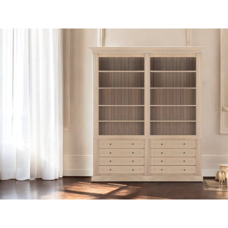 Einat 240cm H x 200cm W Library Bookcase