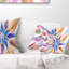 Coussin lombaire floral à fleurs exotiques-30735242