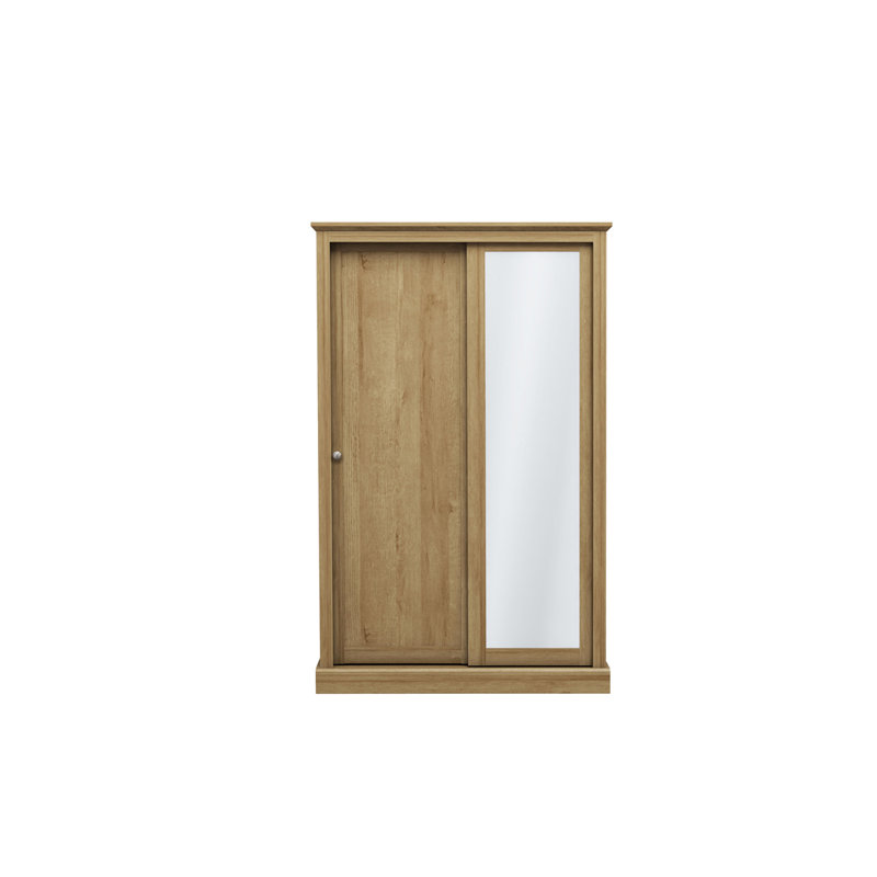 Kenansville 2 Door Manufactured Wood Wardrobe, Oak