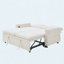 Causeuse-lit convertible 62,75 po avec dossier réglable et ports USB-451328278