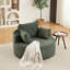 Canapé-lit simple en velours côtelé et éponge, moelleux et confortable, avec oreiller intégré, sans assemblage, et fauteuil moderne en mousse. Coussin de 127 cm (50 pouces).-199078669-199078707