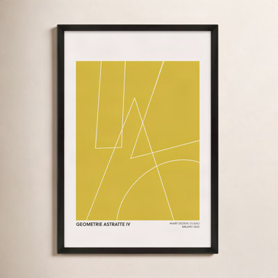 Caila "Geometric Abstraction in Yellow" Print