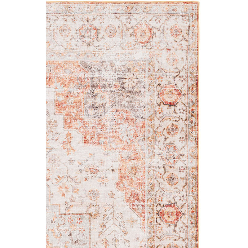 Shealin Machine Washable Performance Oriental Rug, Rectangle 3' x 5'