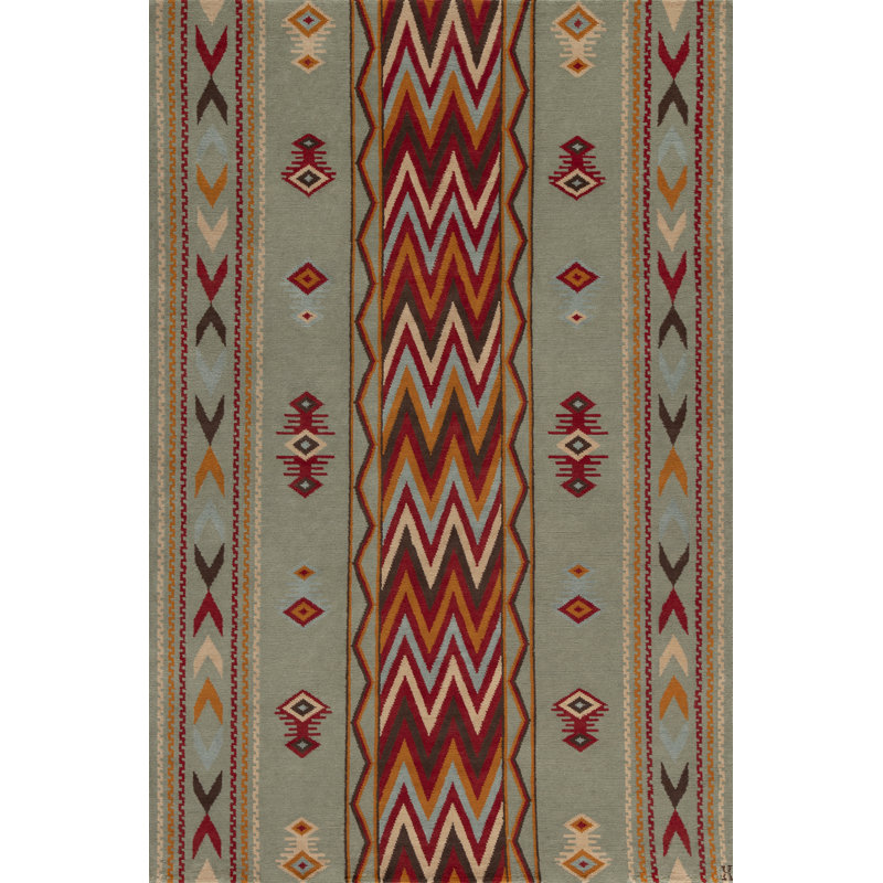 Mesa Wool Southwestern Area Rug, Rectangle 4' x 6'