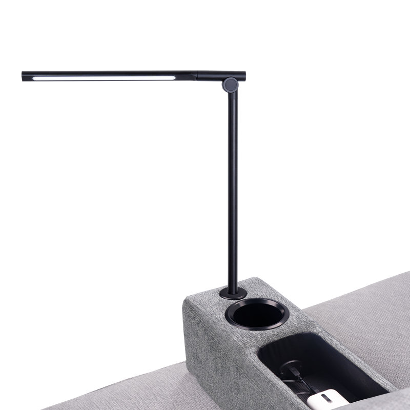 Lampe de lecture à DEL réglable et réglable pour accoudoir de canapé