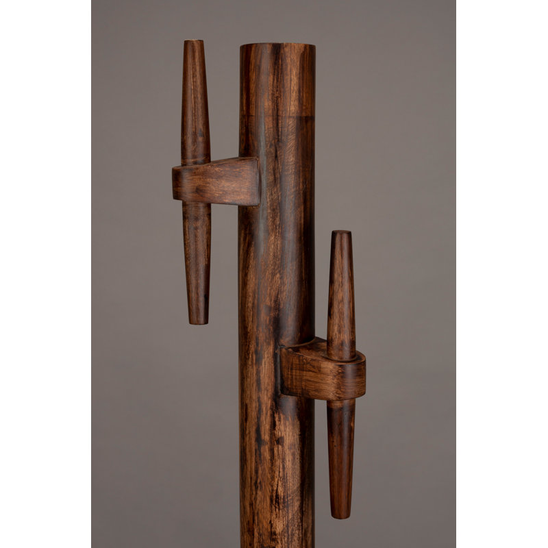 Jakub 5 - Hook Coat Rack, Brown