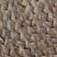 Round Denelle Solid Colour Hand Woven Area Rug-483689011