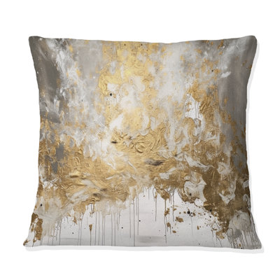 Coussin Golden Abstract