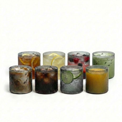 Stone Lain Haven 8-Piece Glass Set Borosilicate Glass