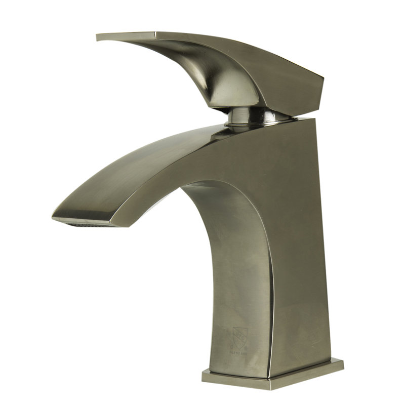 Robinet de salle de bain, Nickel brossé