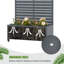 Boîte à fleurs en treillis avec treillis 72 x 35 po-770301977-770301975