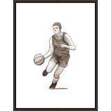 Off The Dribble III Painting by David Erickson