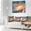 Coussin de pont en bois et ciel seascape de pilier-29455600