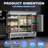 CMF Coolski 82" W Commercial Refrigerator 72 Cu.ft 3 Door Reach-In Stainless Steel Refrigerator
