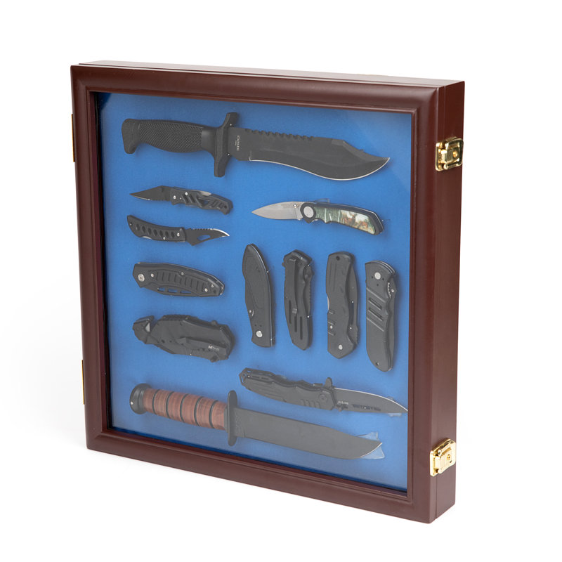 16.5'' H x 16.5'' W Wood Jewelry Display Case