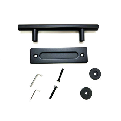 Ensemble de quincaillerie pour porte de grange simple en bois