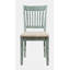 Sina Cotton Upholstered Slat Back Accent