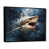 Black Floater Framed