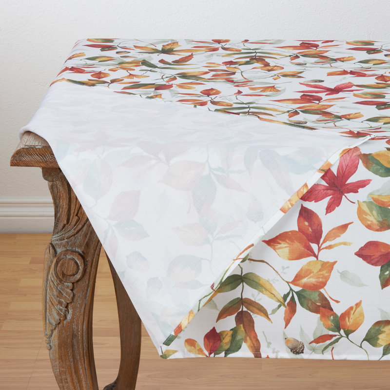 Lilburn Fall Leaf Tablecloth, 104" L x 70" W