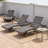 WICKER CHAISE LOUNGE