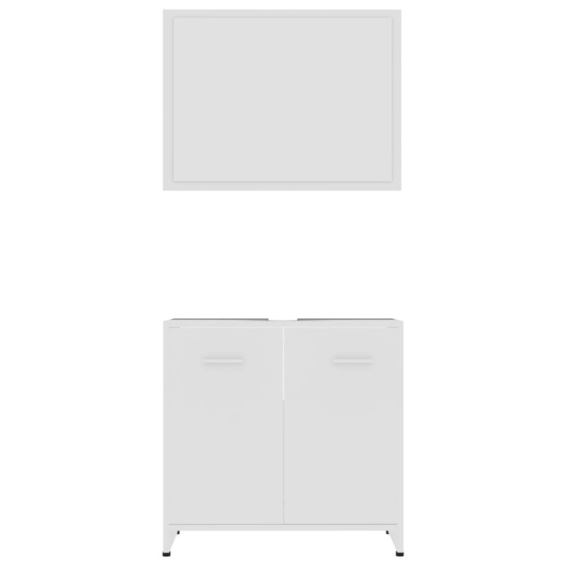 Avrilynn Bathroom Storage Furniture Set, White