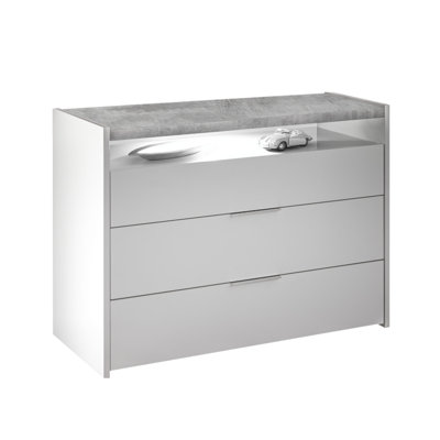 Devin 111 cm W Chest of 3 Drawers