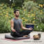 Bol chantant automatique, angle et espacement réglables, bol tibétain fait à la main de 8 po, méditation mains libres et aide au sommeil profond, yoga, thérapie par le son, pleine conscience