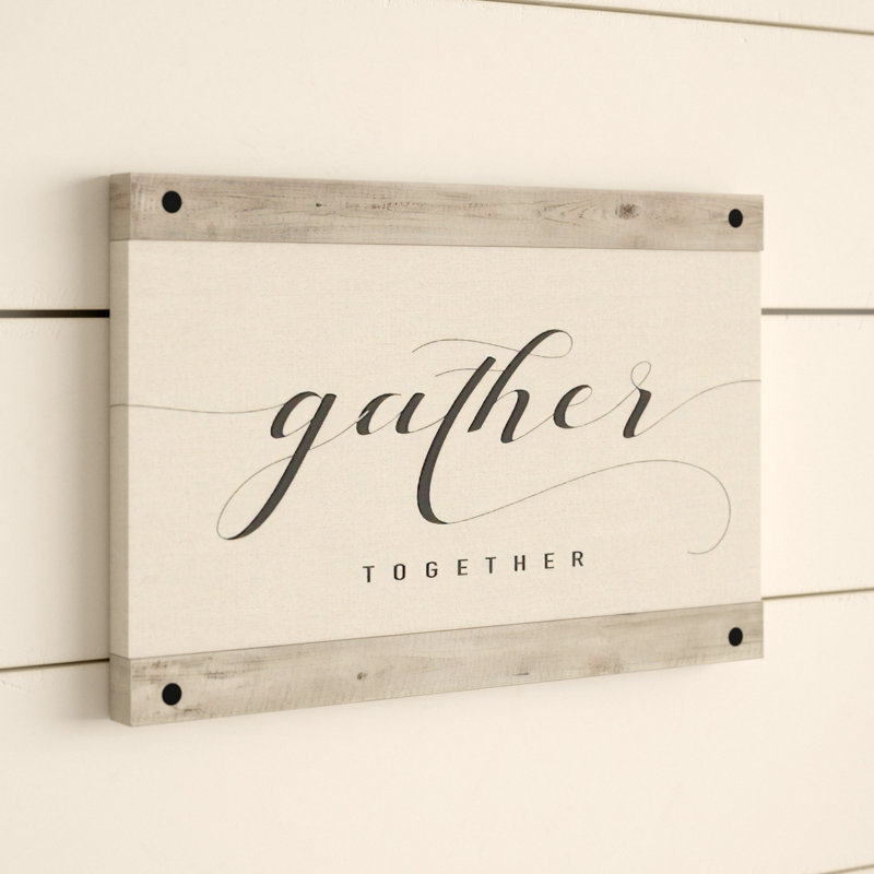 " Gather Together " by Amanda Murray, 18" H x 26" W x 1.5" D, No Mat, Wrapped Canvas