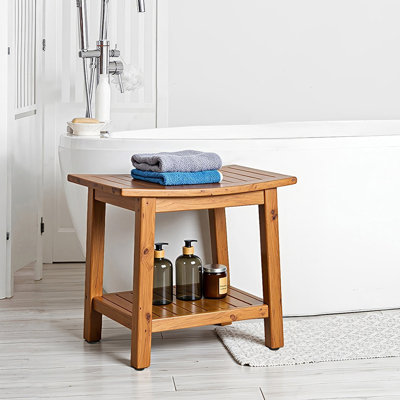 20'' W Teak Shower Bench