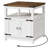 23.6"W Farmhouse End Table with Charging Station and Storage-1775030508