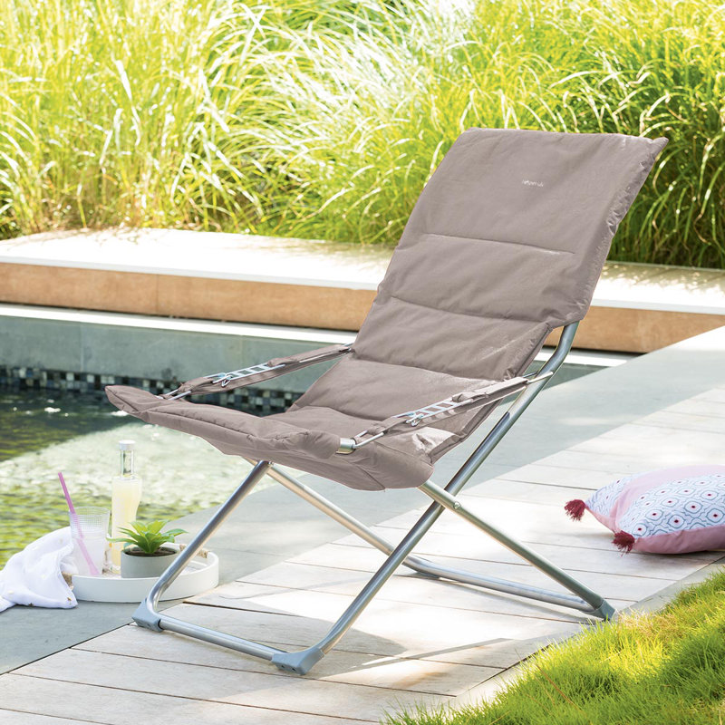 Reiss Folding Beach Chair, Beige