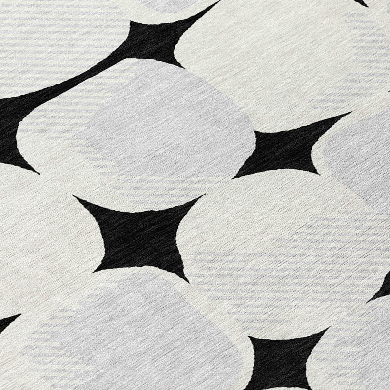 Malek Abstract Indoor / Outdoor Rug, Round 8'