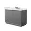Strada 48" Freestanding Single Bathroom Vanity with Cultured Marble Top-222933057-222933058